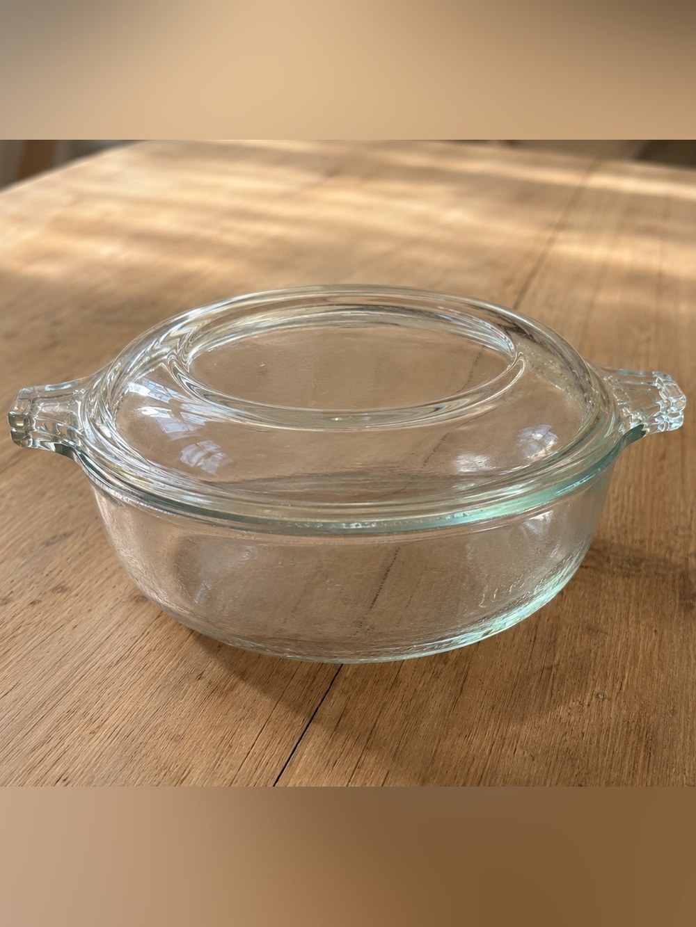 Pyrex | Mini Casserole Dish with Lid vintage clear glass retro